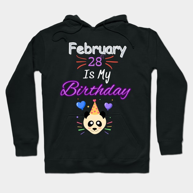 February 28 st is my birthday Hoodie by Oasis Designs